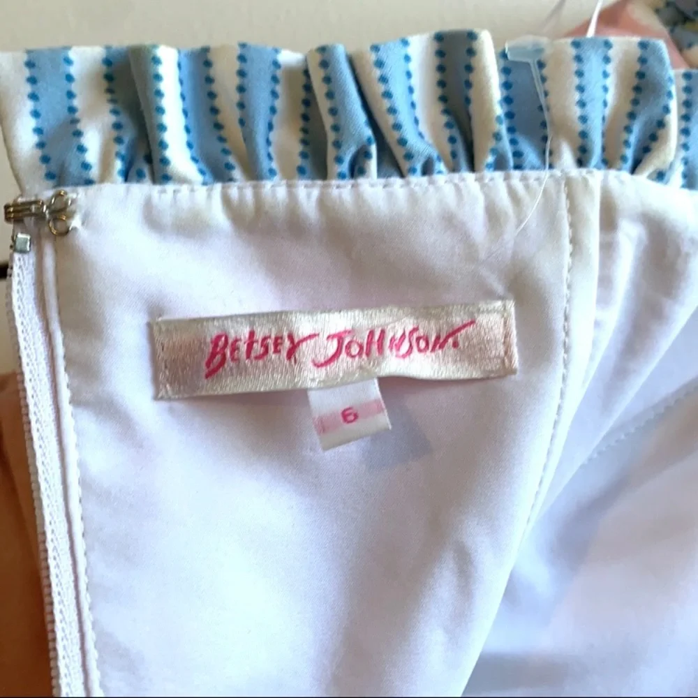 Vintage Betsey Johnson strapless pink babydoll dress - Picture 4 of 4